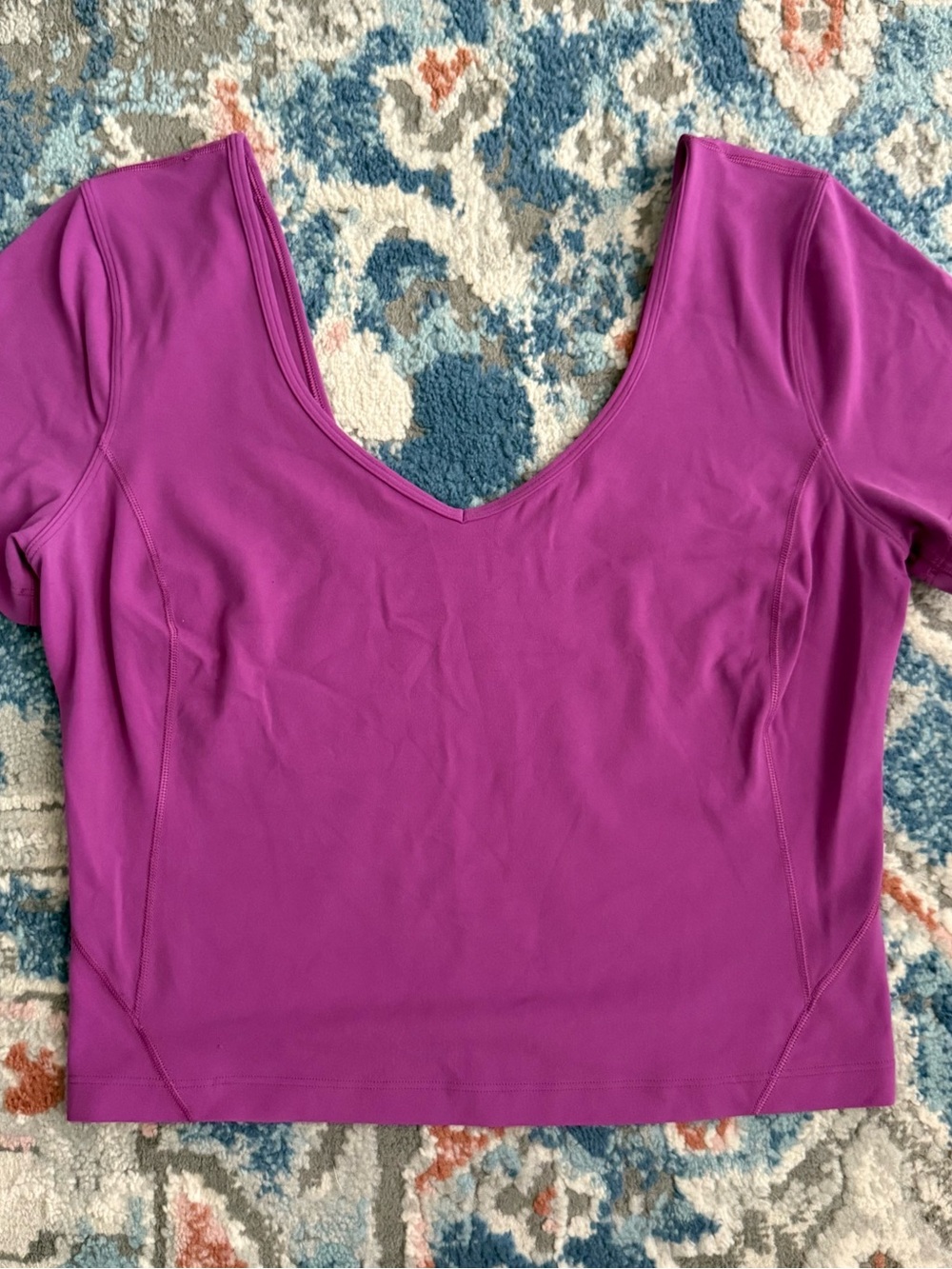 Lululemon Women's Align Magenta Short Sleeve Top